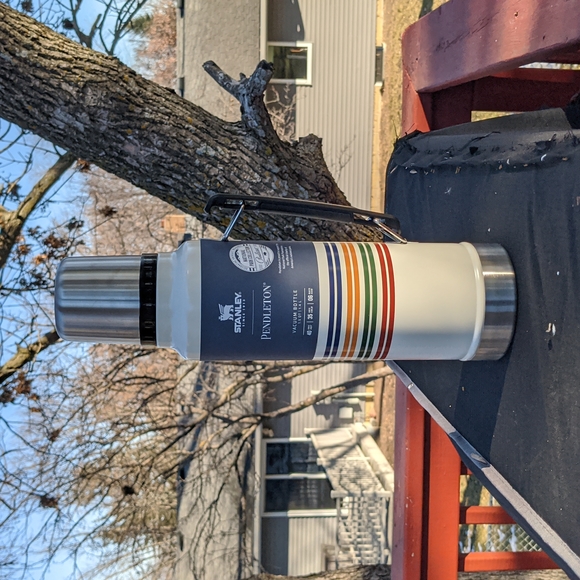 Pendleton Dining Stanley Pendleton 5qt Vacuum Thermos Bottle White